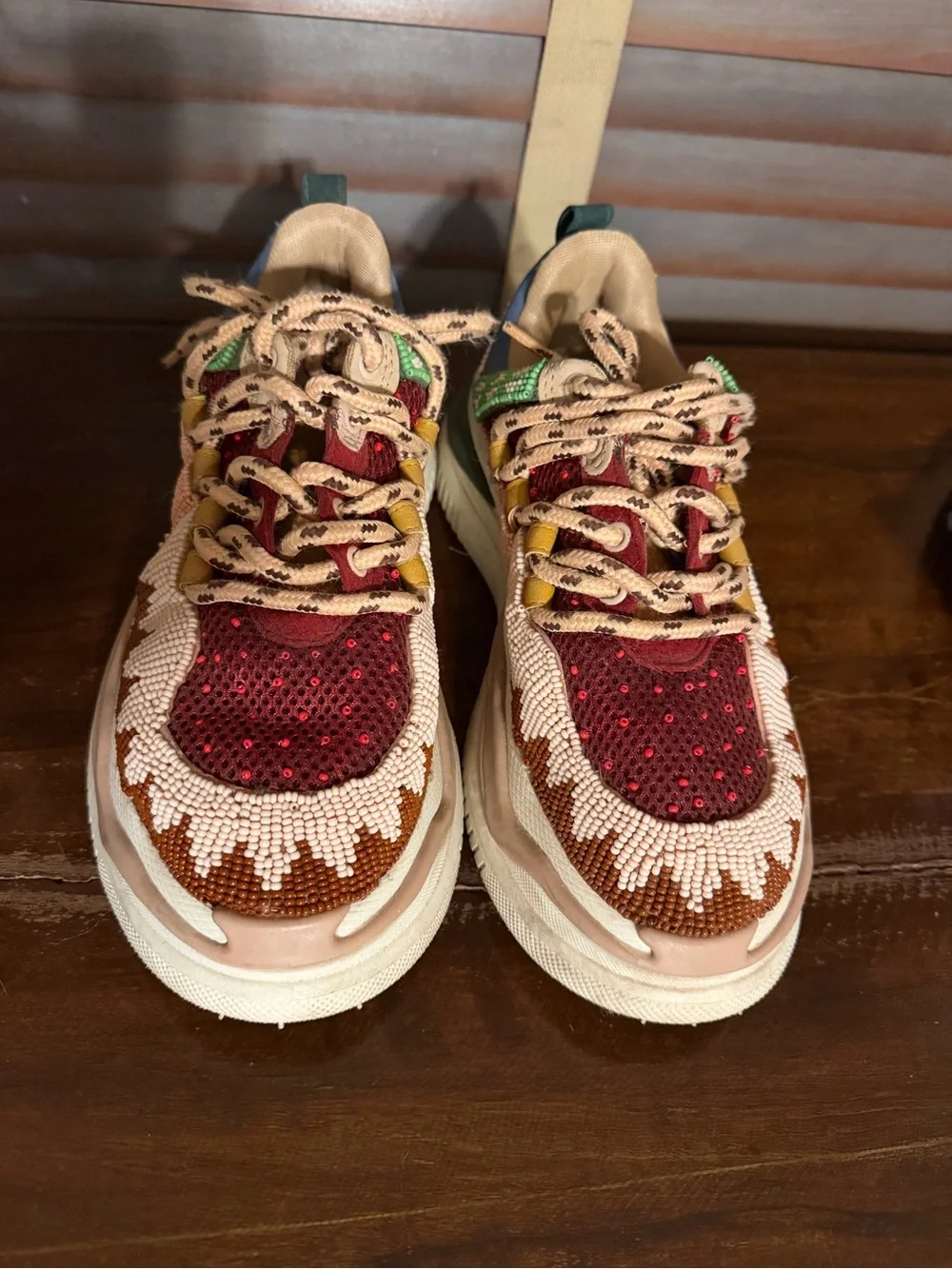 Farm Rio Beaded Chunky Sneakers